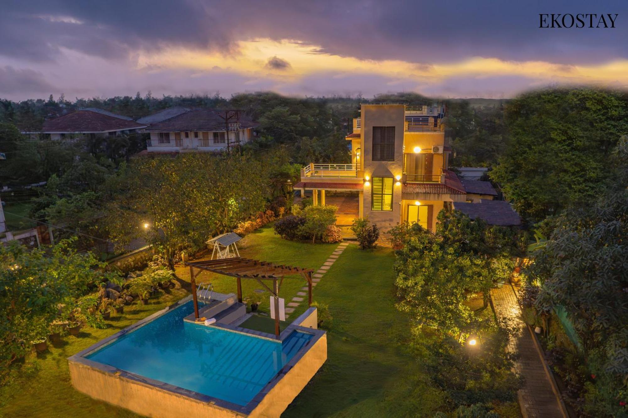 Ekostay Gold - Olive Crest Villa - Spacious Lawn Lonavala Bagian luar foto