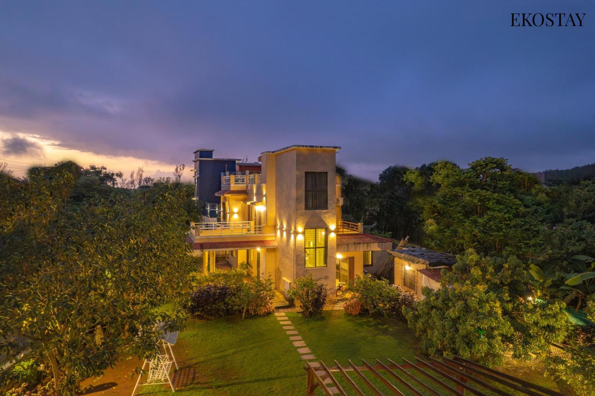 Ekostay Gold - Olive Crest Villa - Spacious Lawn Lonavala Bagian luar foto